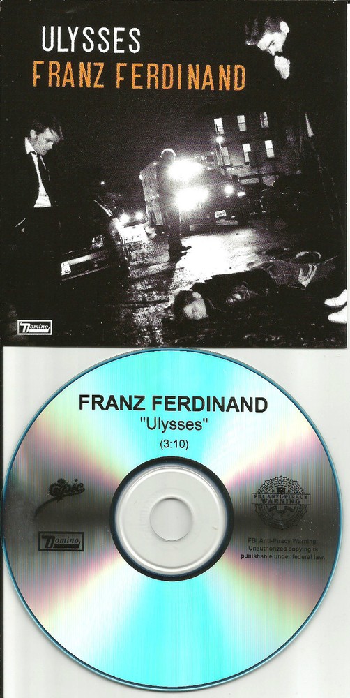 FRANZ FERDINAND Ulysses RARE TST PRESS PROMO DJ CD Single 2002 USA MINT