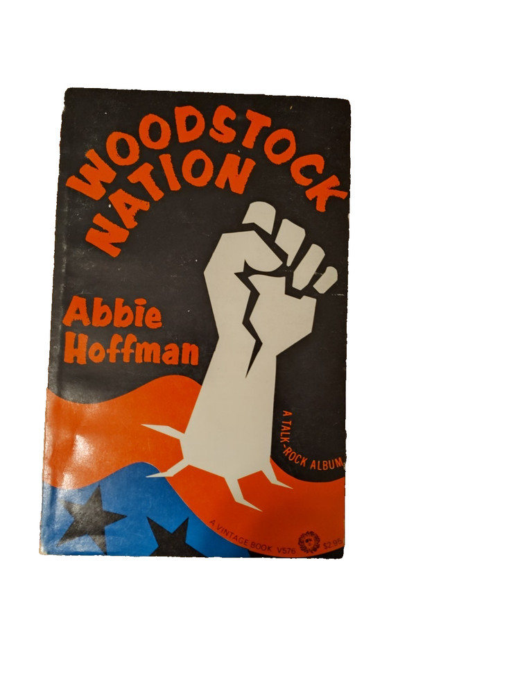 Woodstock Nation - Abbie Hoffman First Edition 1st Printing 1969 PB