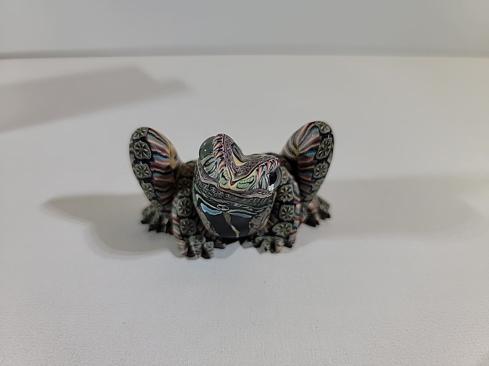 Jon Stuart Anderson FROG sculpture 2” FIMO Creations Polymer Clay