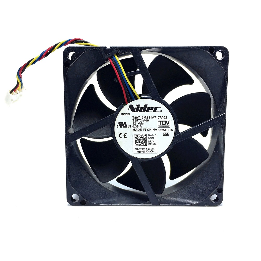 Nidec T80T12MS11A7-07A02 12V 0.35A 8025 8cm 4-pin CPU chassis fan