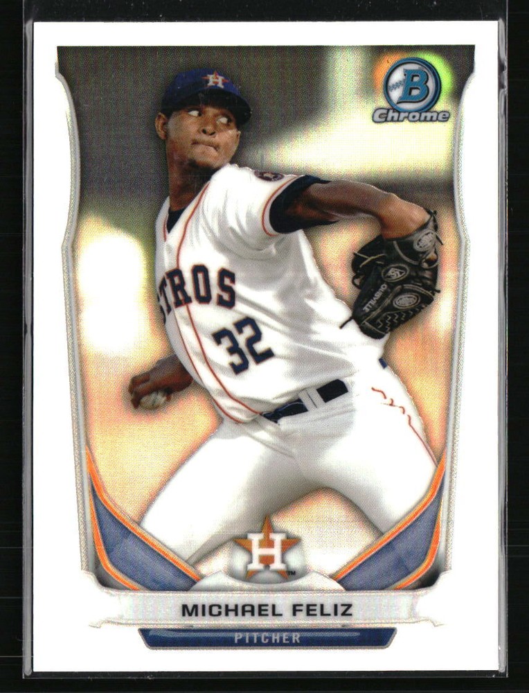 Michael Feliz 2014 Bowman Chrome #BCP32 /500 Baseball Card