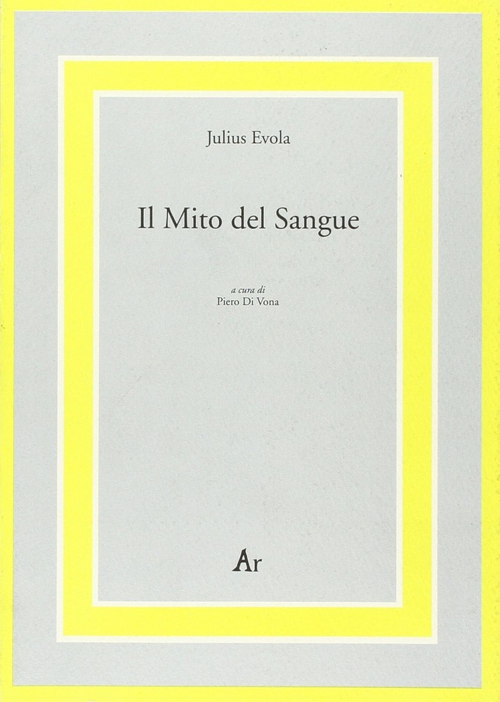 P. Di Vona Julius Evola Il mito del sangue (Paperback)Another great item from Rarewaves USA | Free delivery!