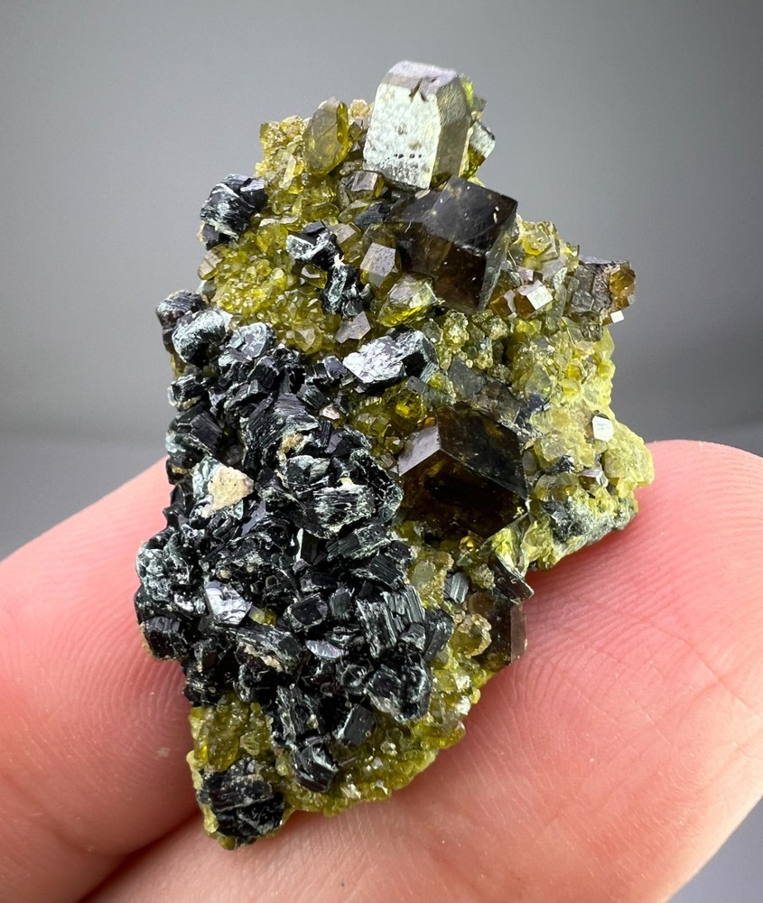 60 CT Garnet With Epidote on Matrix from Nangarhar Afghanistan Z6
