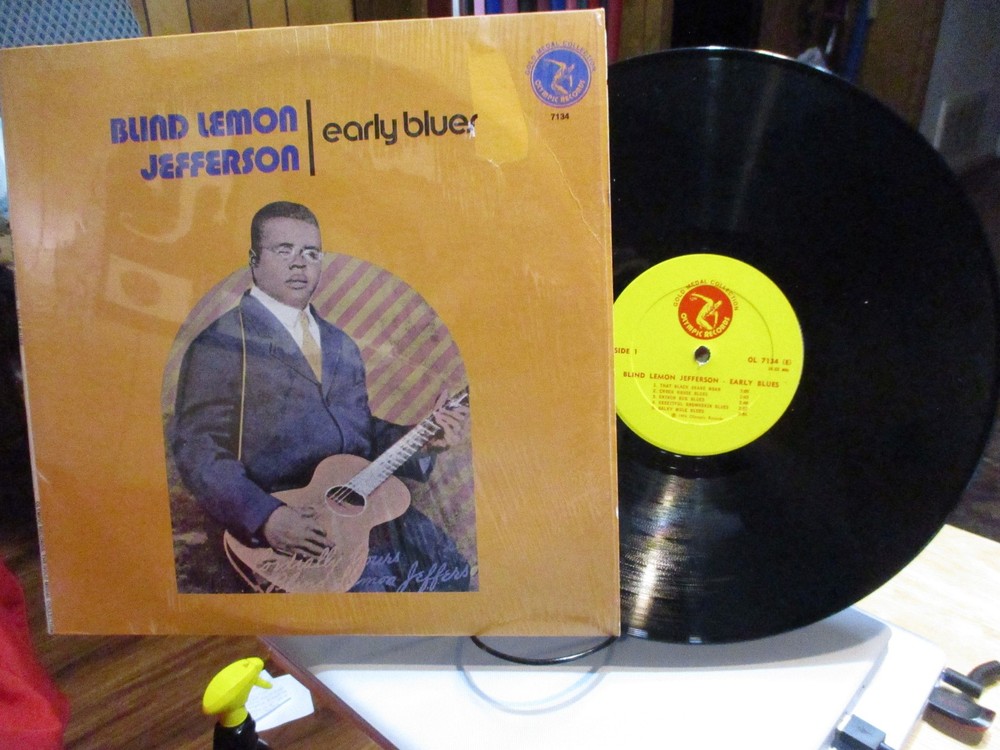 Blind Lemon Jefferson-Early Blues-Olympic Records OL 7134 Vinyl LP NM Orig. Shri