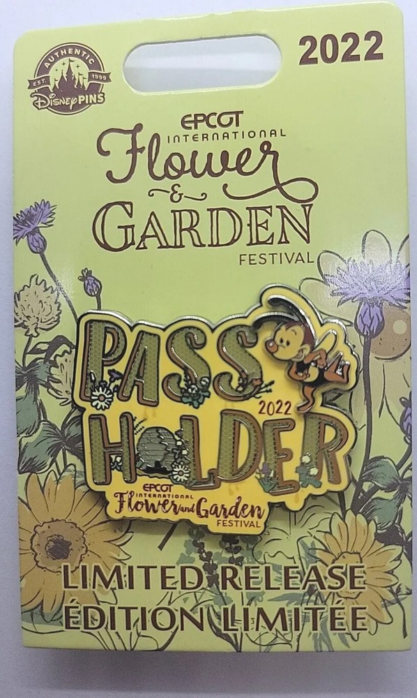 2022 Spike BEE EPCOT Flower Garden Festival Disney Passholder NC1 Exclusive