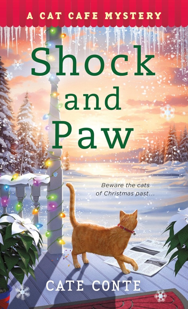 Shock and Paw: A Cat Cafe Mystery (Cat Cafe Mystery Series, 8) by Conte