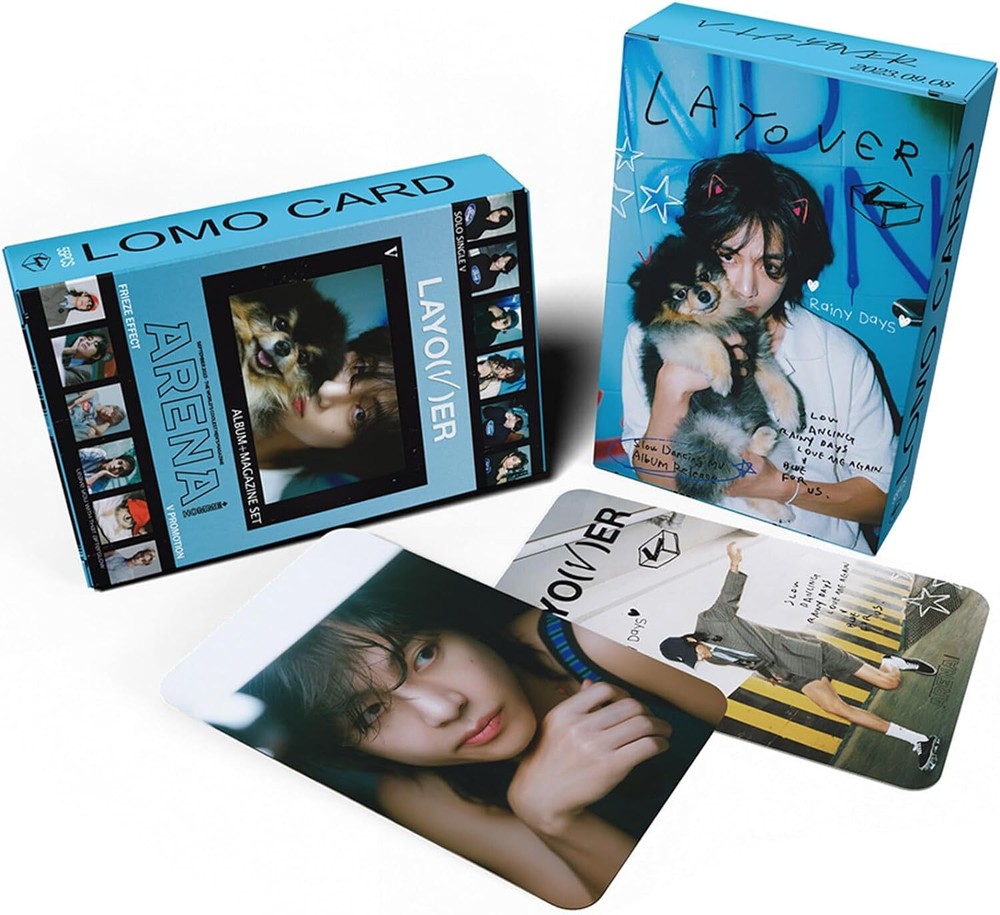 KPOPBP V Photo Cards First Album Accommodation Photo Products KPOP Lomo Cards-image