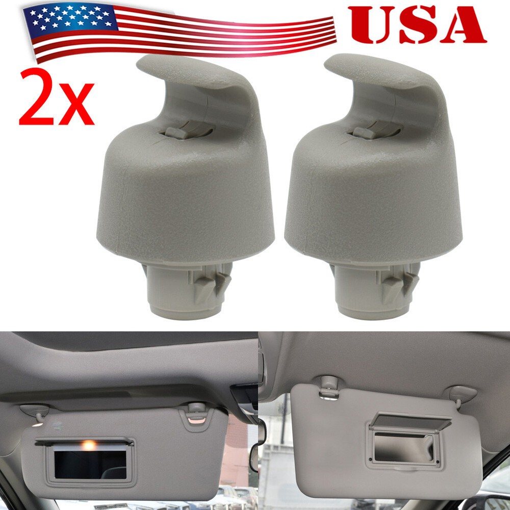 2pcs Sun Visor Clips Bracket Holder for Infiniti JX35 QX56 QX60 Models