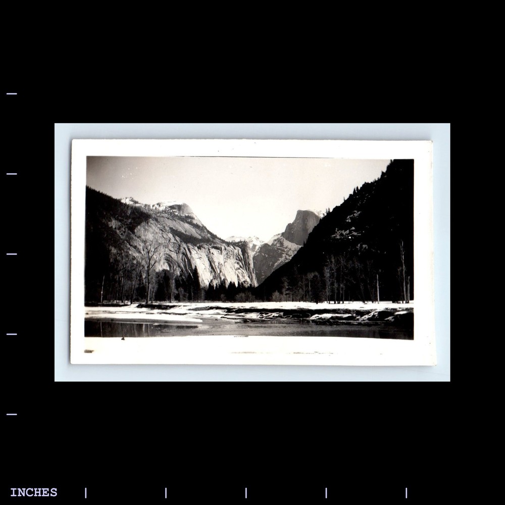 Vintage Photo YOSEMITE CALIFORNIA MOUNTAIN LANDSCAPE HALF DOME