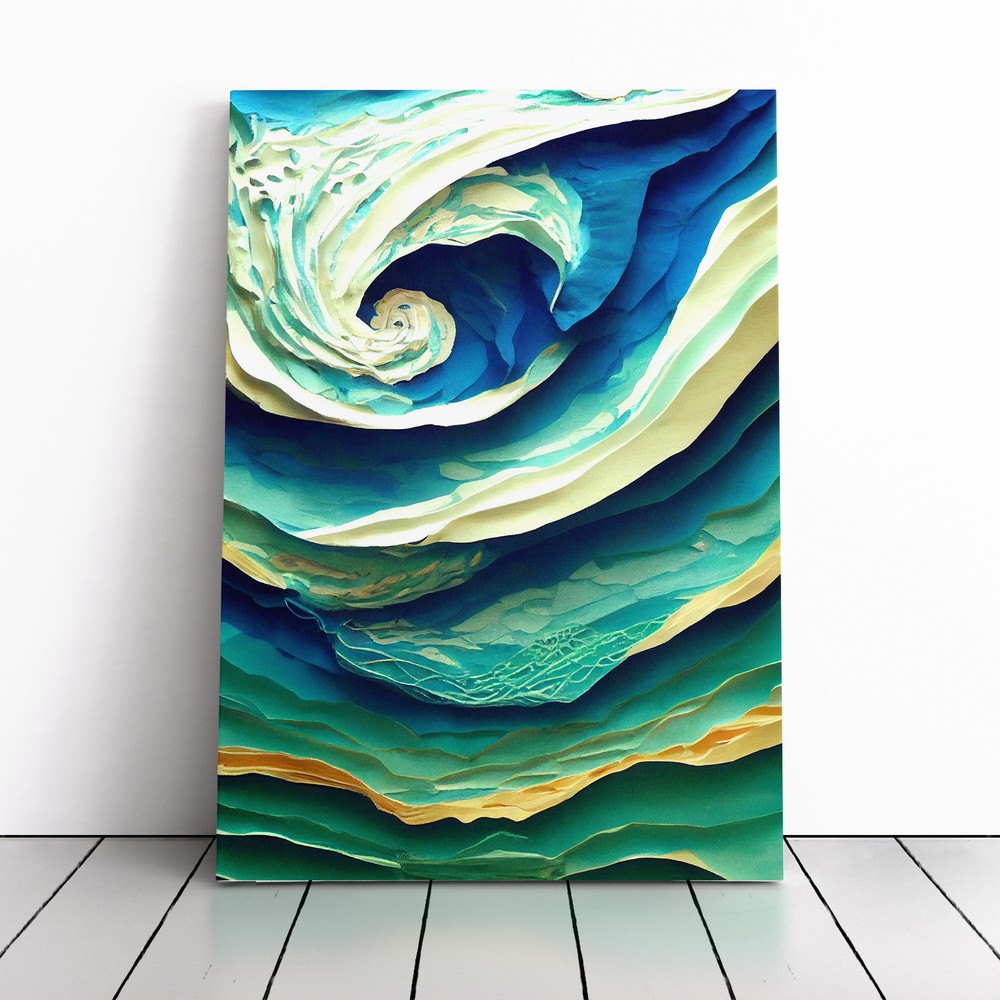 Painted Ocean Seascape Vol.1 Canvas Wall Art Print Framed Picture Home Decor