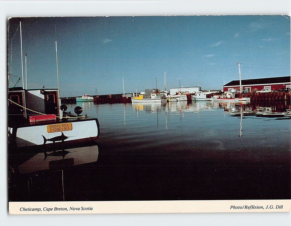 Postcard Cheticamp Cape Breton Nova Scotia Canada