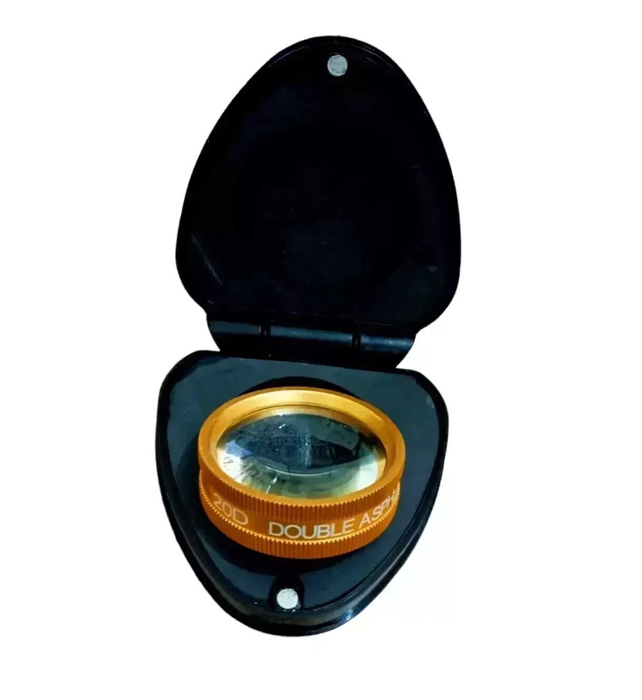Golden 20D Double Aspheric Lens With Box + Free Shipping Included