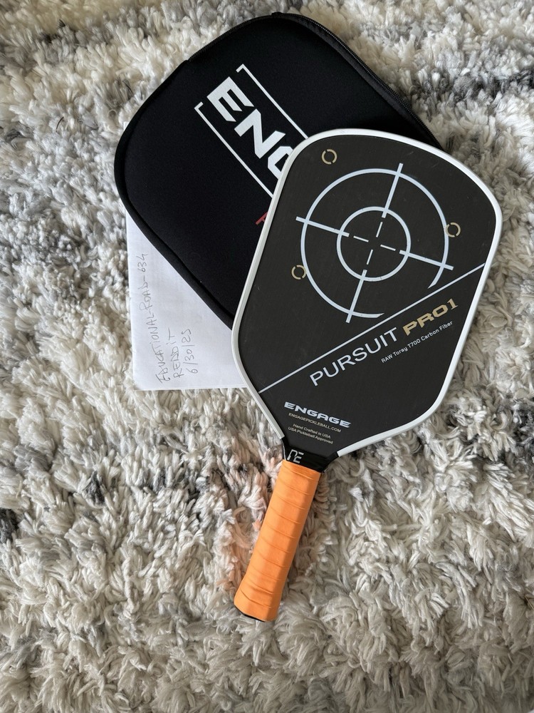 Engage Pursuit Pro1 Premium Carbon Fiber Pickleball Paddle
