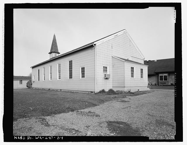 CHAPEL B12, WEST SOUTH ELEVATIONS, LOOKING NORTHEAST - Barnes General Hospital,