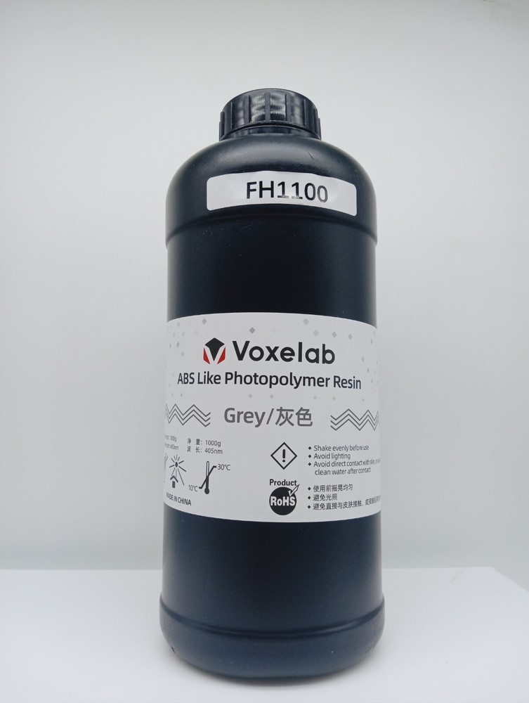 ABS-Like 3D Printer Resin 2.0 405nm UV-Curing Grey 1kg Photopolymer-image