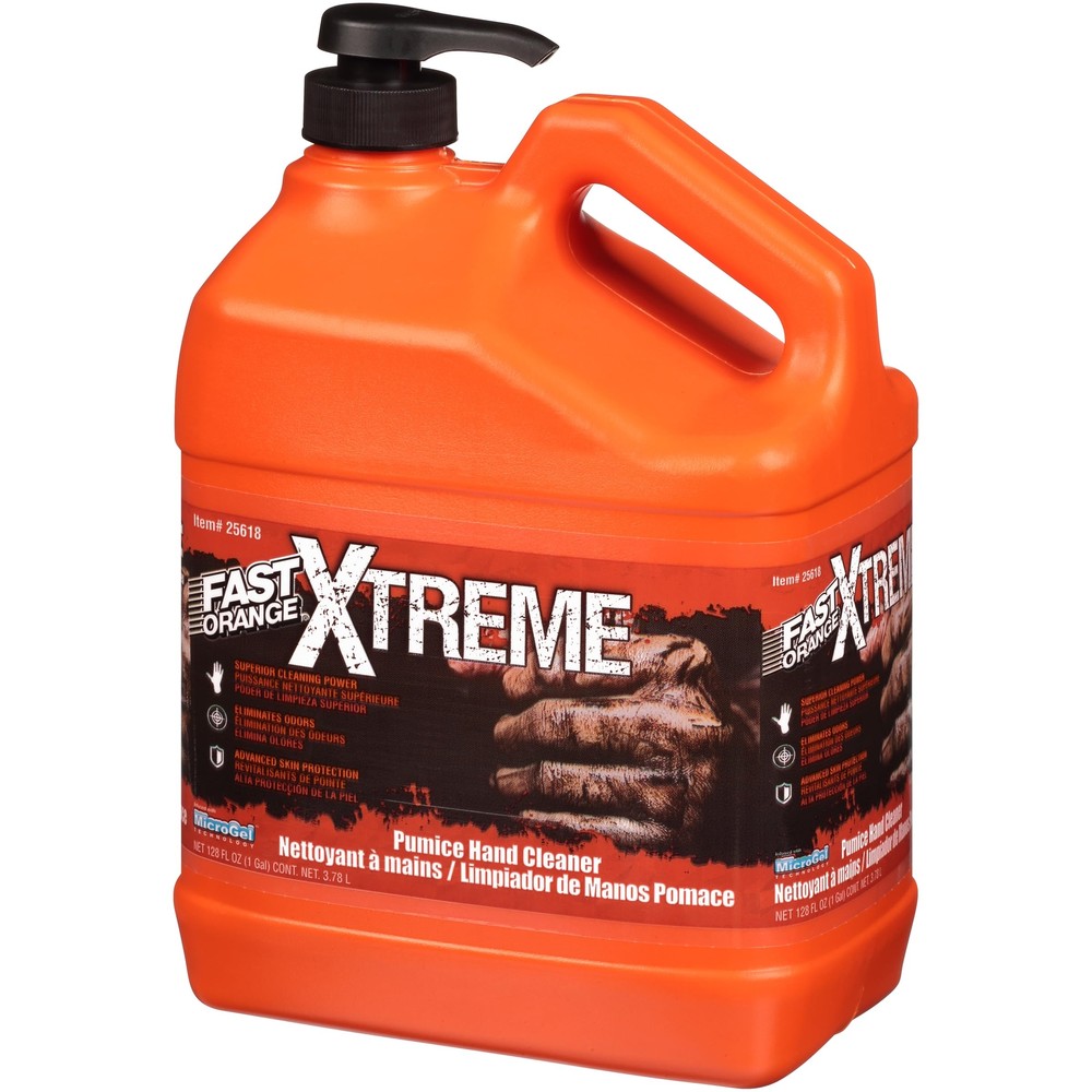 Fast Orange 25618 Xtreme Hand Cleaner 1 Gallon 128 Fl Oz 1 Pack