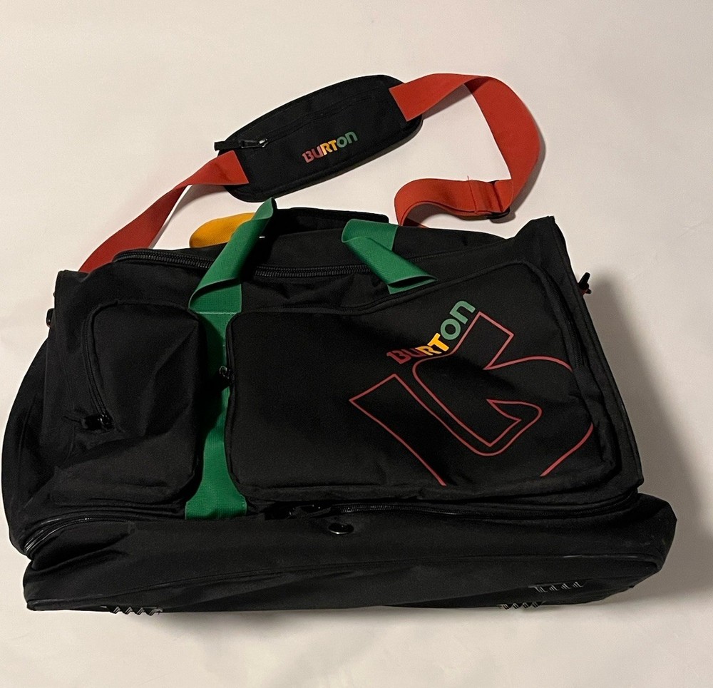 Burton Snowboarding Duffel Bag Rasta Jamaican Colors  Backpack Luggage