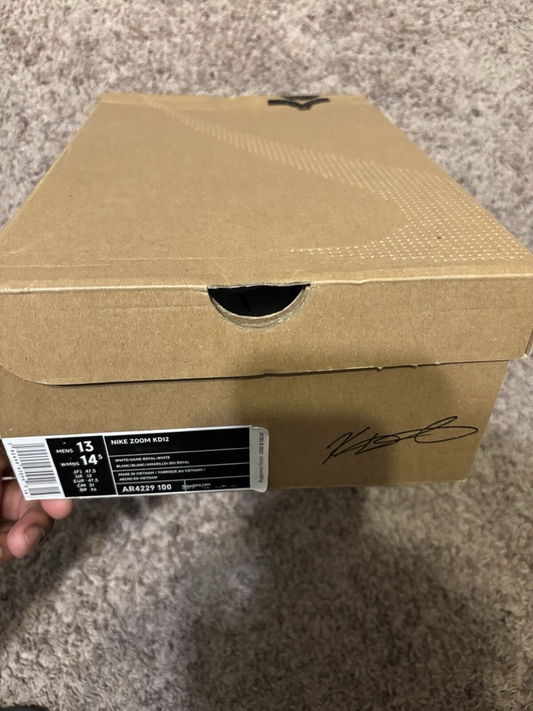 Size 13 - Nike Zoom KD 12 Warriors Home