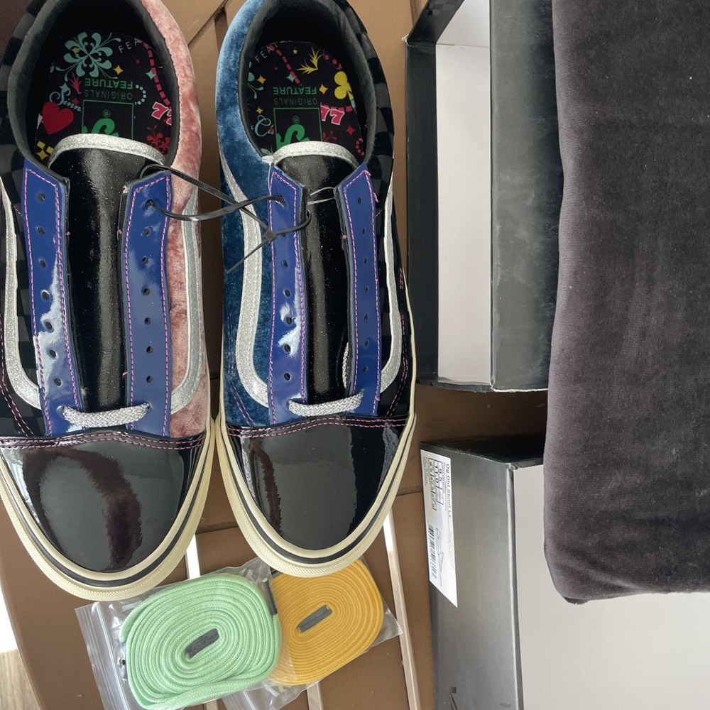 NIB VANS Og Old Skool Lx SINNERS CLUB, with box & shoebag, size 9.5, Vault $165