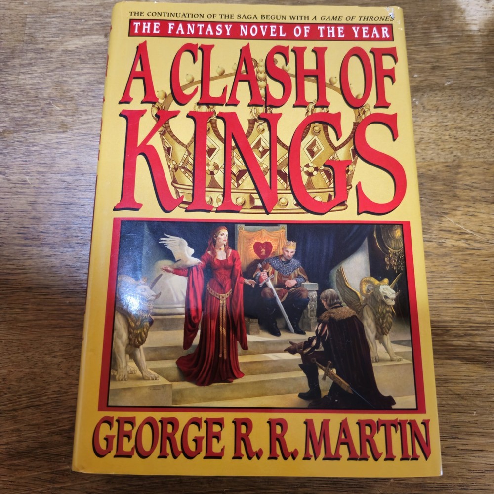 A Clash of Kings Hardcover Book Club Edition by George R.R. Martin BCE 1999