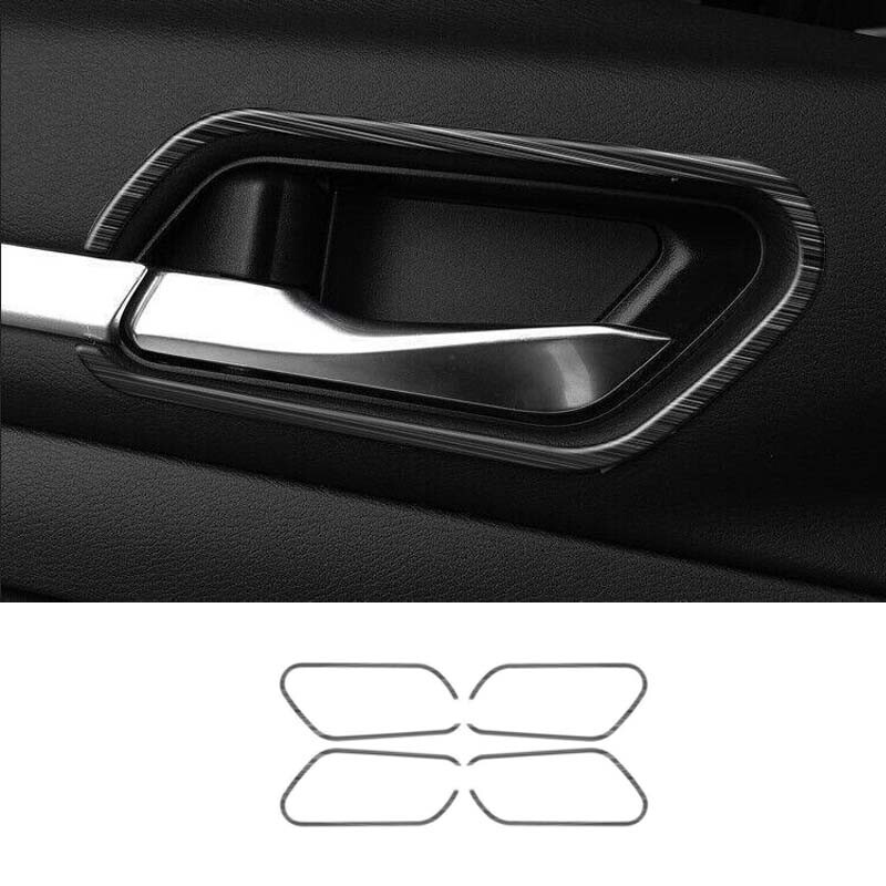 Door Handle Frame Black Titanium Trim Inner For Nissan Altima Teana 2019~2023
