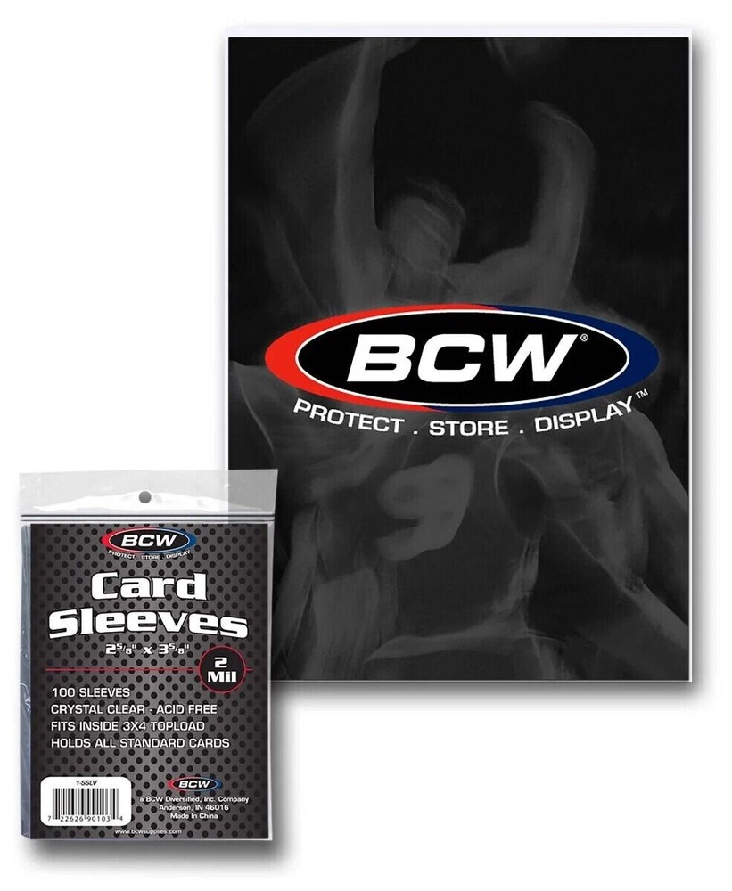 BCW Soft Penny Card Sleeves 300, 500, 1000, 5000, 10000