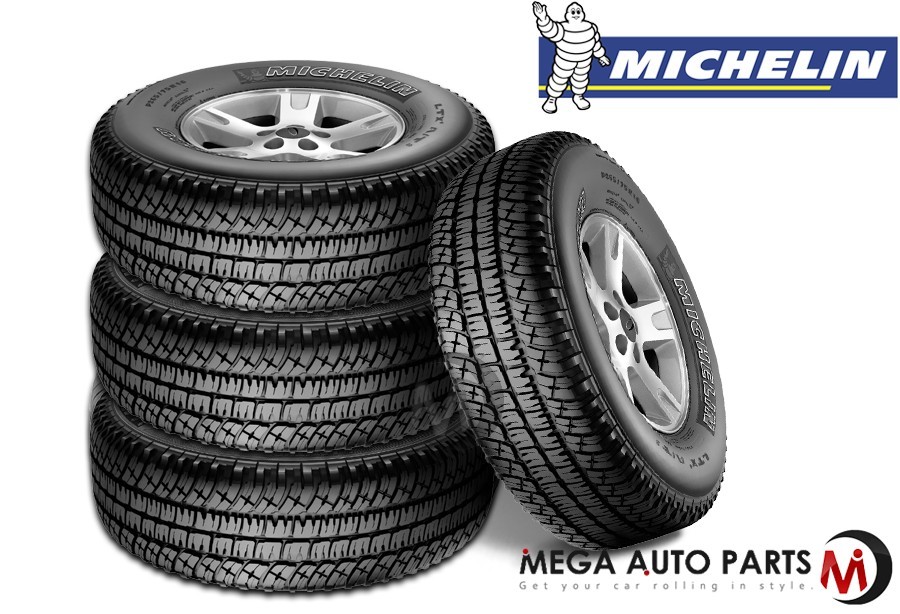 4 Michelin LTX A/T2 275/65R18 123/120R Tires, All Terrain, 60K Mile, Truck, RWL