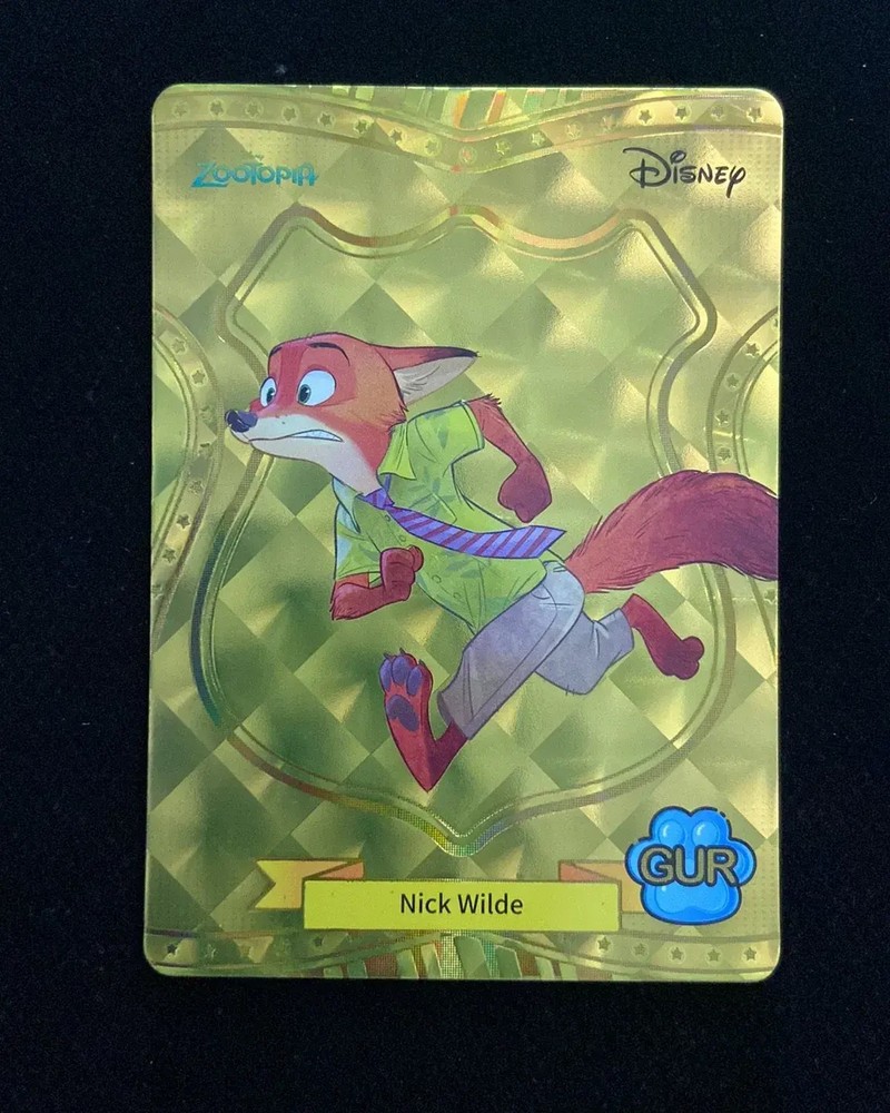 2024 Kakawow Disney Joy Vol 3 Zootopia Gold GUR #HLDZ-IG-07 Nick Wilde #1 J55