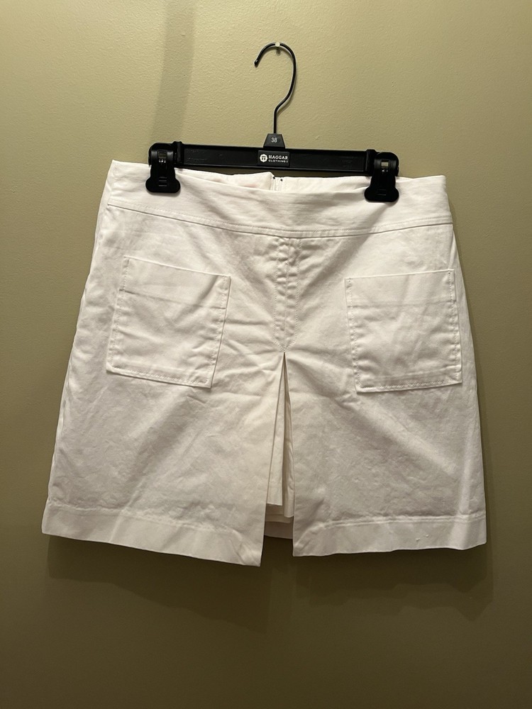 Lilly Pulitzer Size 10 White Skort Skirt Shorts, Relaxed Fit, Athleisure