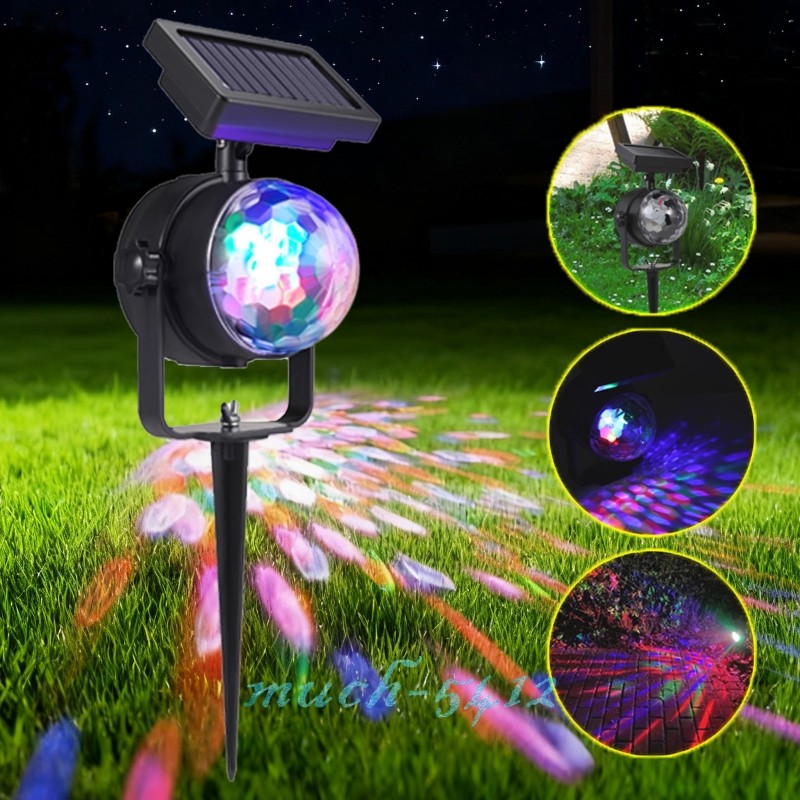 360° Proyector Laser Luces Navideñas Xmas Solares Focos de Navidad Para Exterior
