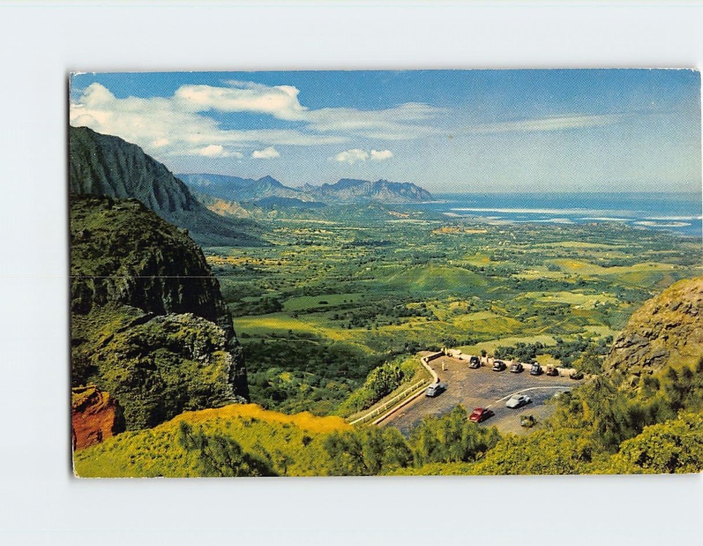 Postcard Nu'uanu Pali (Precipice) Oʻahu Hawaii USA