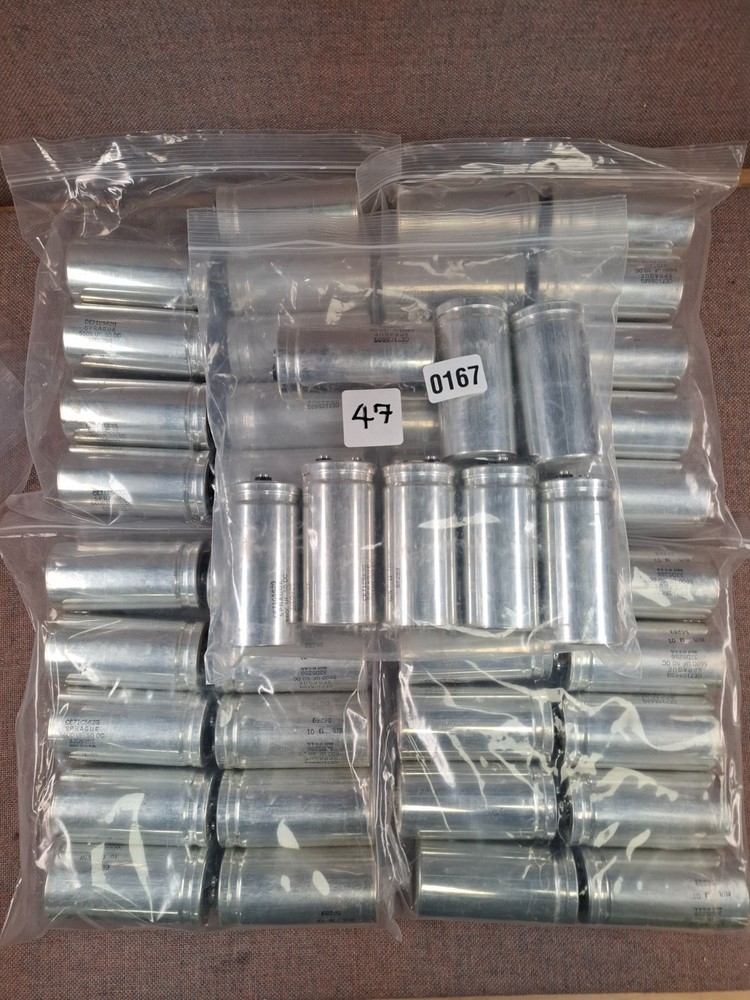 BULK 47 pcs Vintage Sprague 32D Powerlytic Electrolytic Capacitors *167