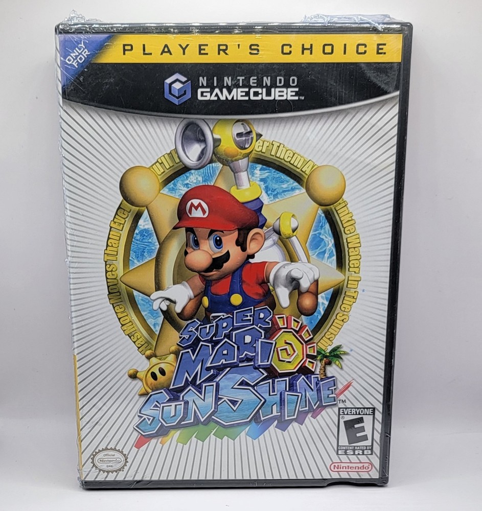 Super Mario Sunshine Nintendo GameCube Player’s Choice New Factory Sealed