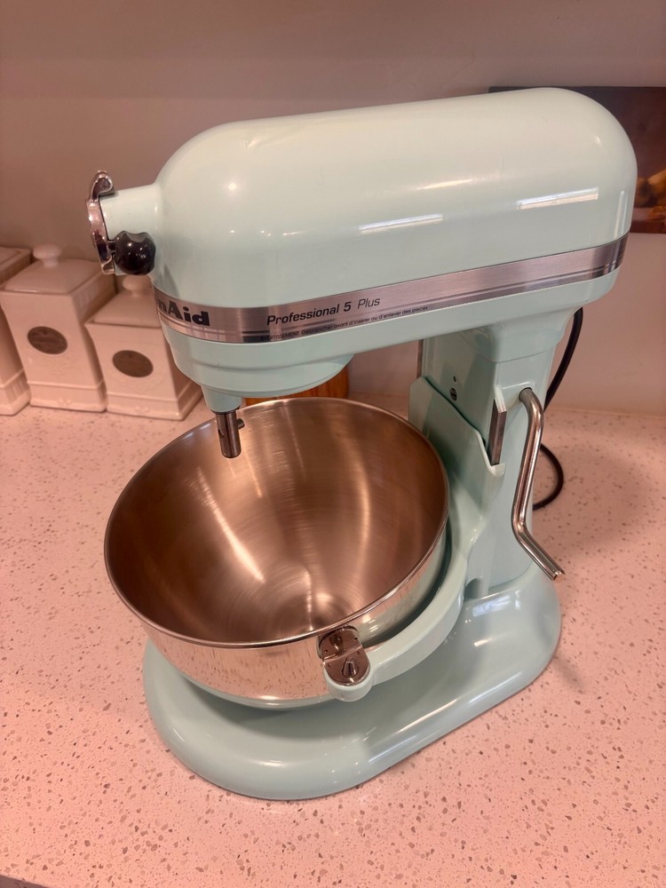 KitchenAid Professional 5 Plus Quart  Mixer Stainless Ice Blue