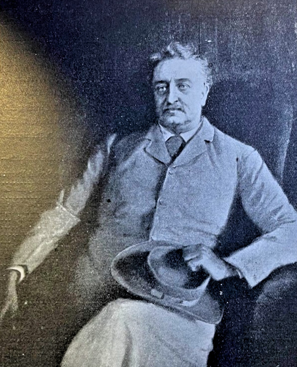 1899 Vintage Magazine Illustration Cecil J. Rhodes South African Leader