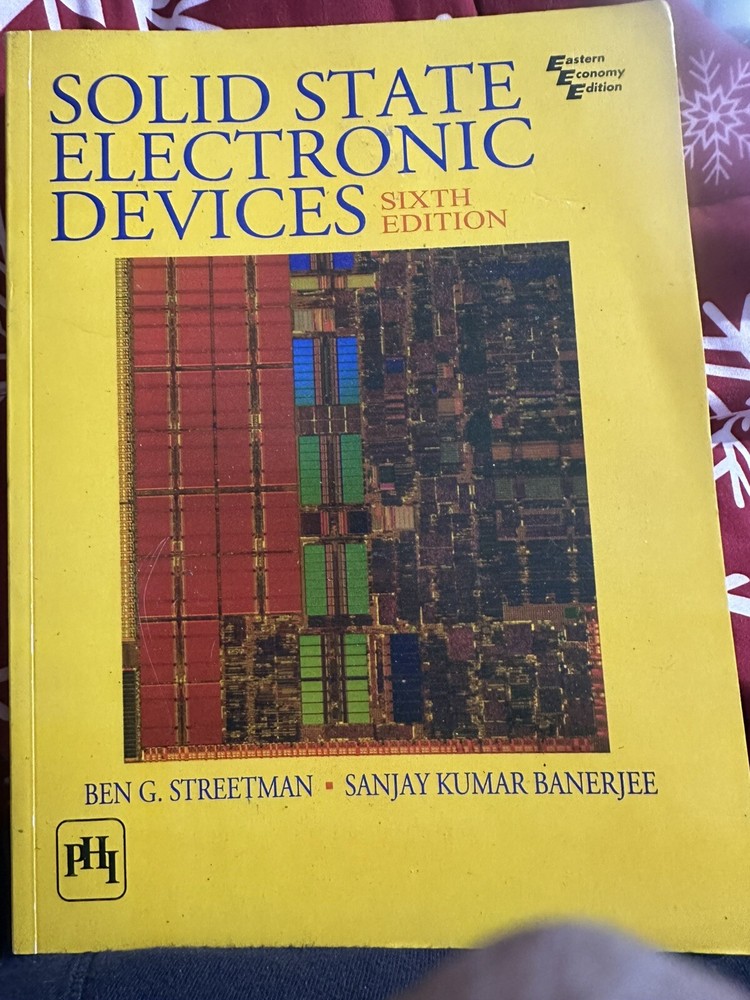 Solid State Electronic Devices, 6th - Paperback, by Ben Streetman; Sanjay - Good