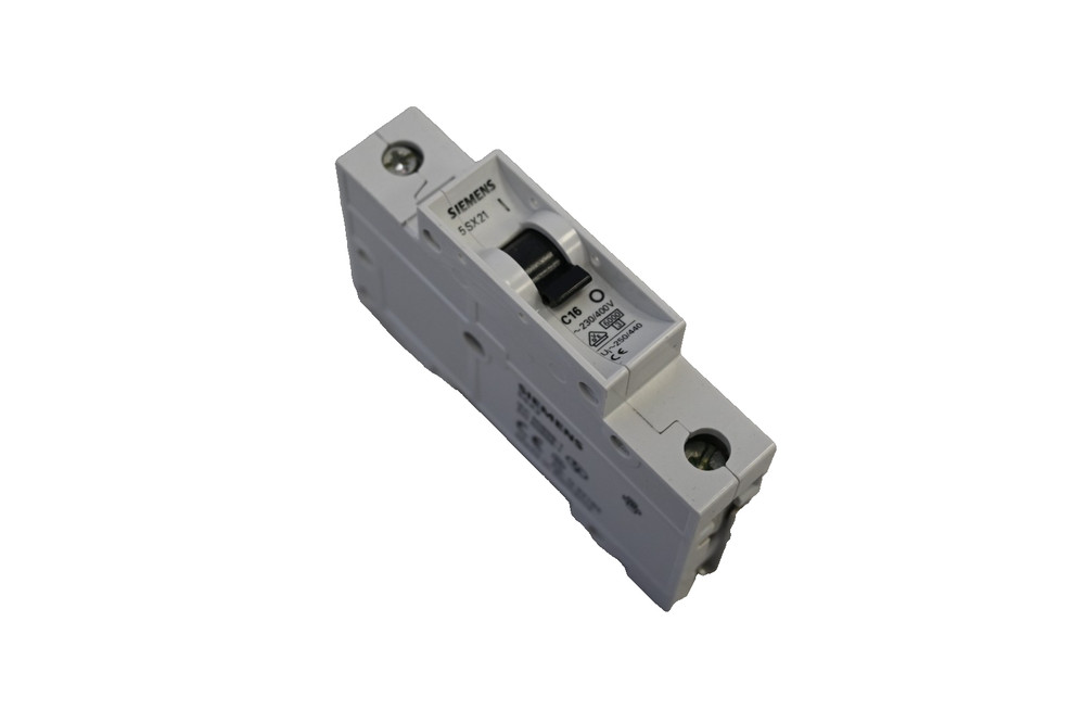 Siemens 5SX2 116-7 circuit breaker C16 1 pole 230/400V MCB new original packaging
