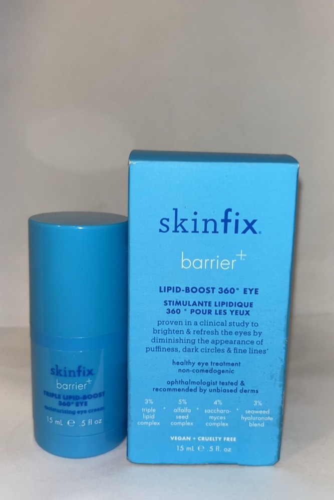 Skinfix Triple Lipid-Boost 360 Eye Cream for Barrier Repair 0.5oz