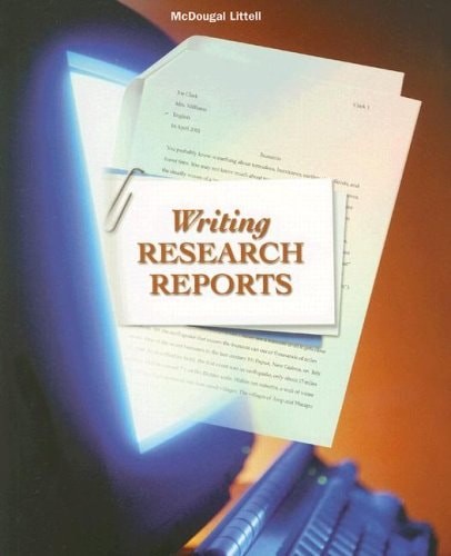 Language Network: Writing Research Reports Grades 6-8 by MCDOUGAL LITTEL, Accept