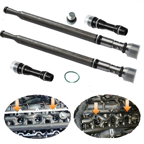 Updated Stand Pipe and Dummy Plug Kit for 2004-2010 Ford 6.0L E-350 F-250 Diesel