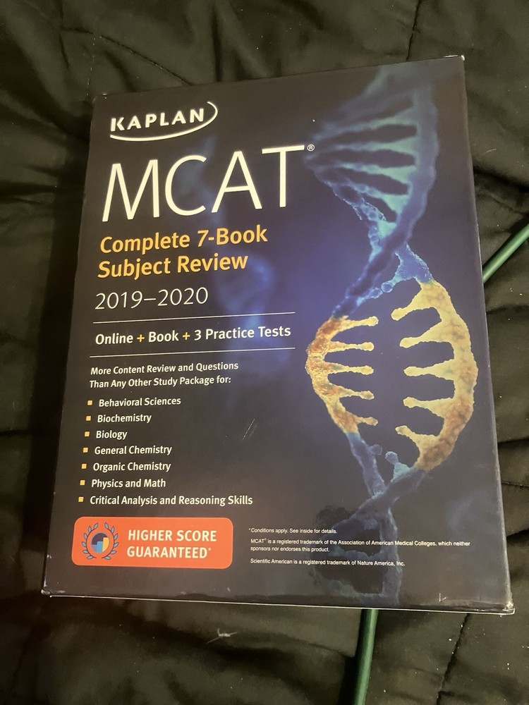 Kaplan MCAT Complete 7 Book Subject  Review