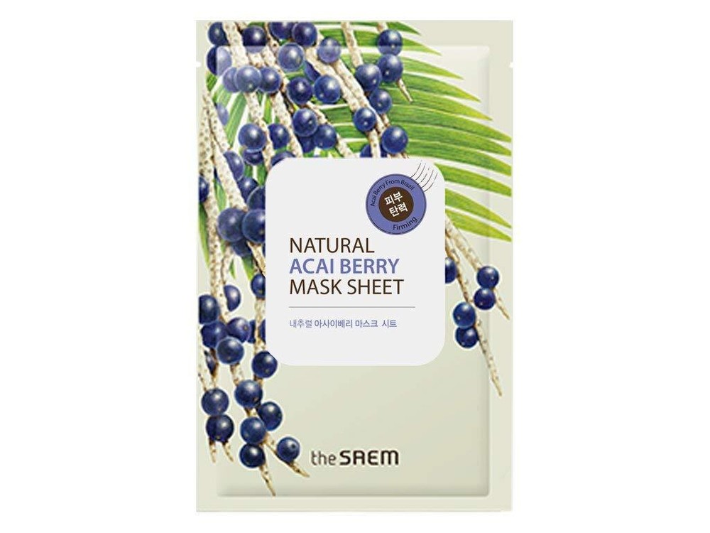 NATURl ACAI BERRY Anti-Aging Facial Mask Pack 1Sheet KOREAN BEAUTY-image