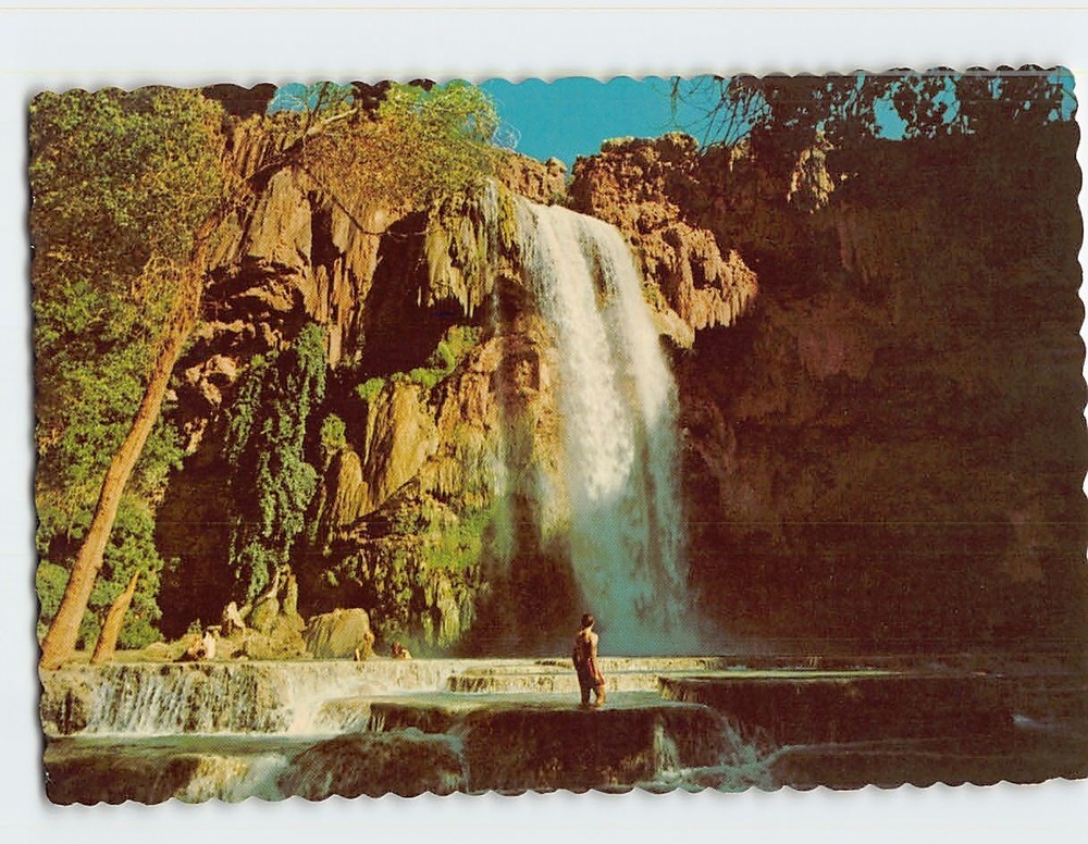 Postcard Havasu Falls Grand Canyon Arizona USA