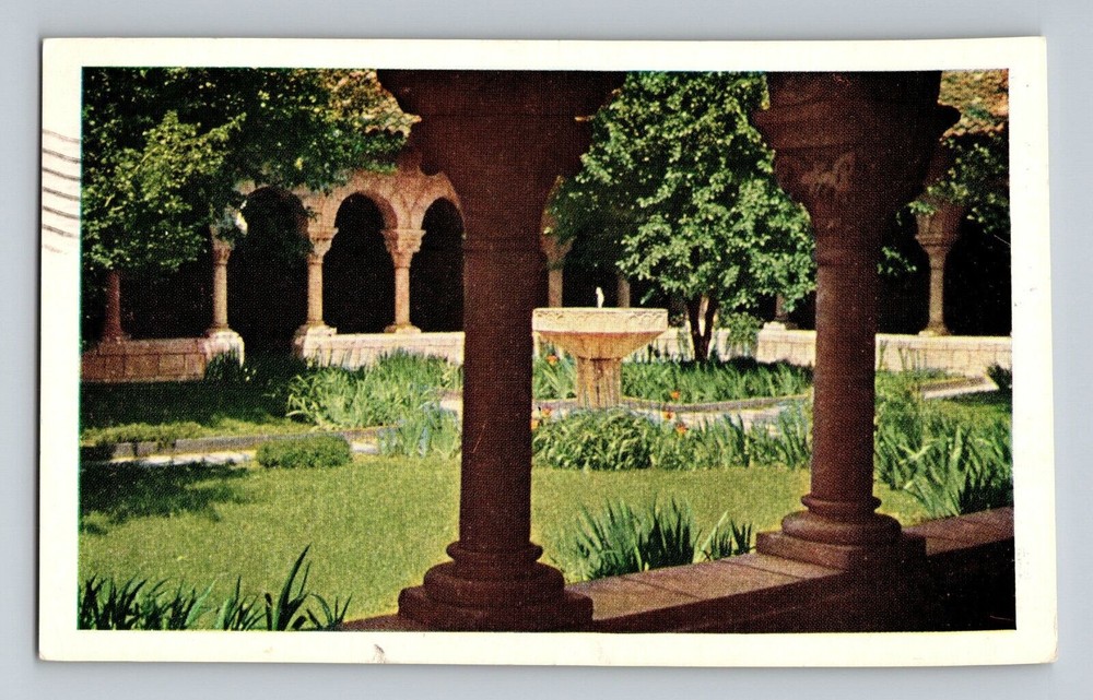 NY-New York, Arcades And Garden The Cuxa Cloister, Scenic, Vintage Postcard