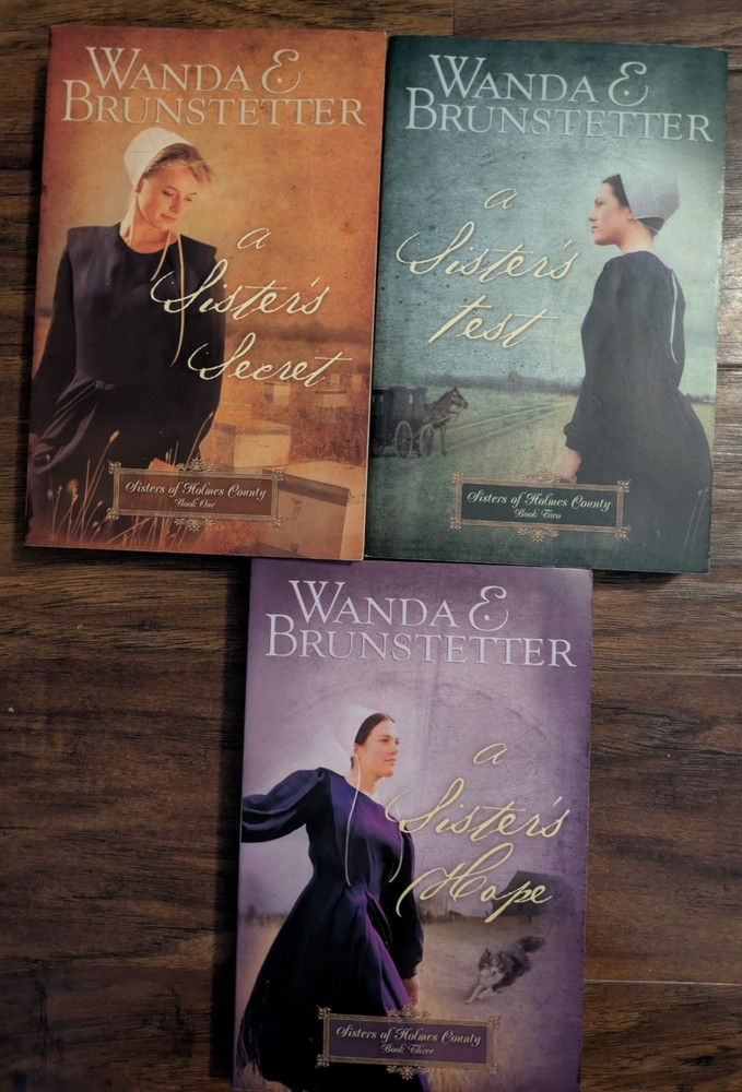 Wanda E. Brunstetter Sisters of Holmes County Paperback Set of 3 Books Complete