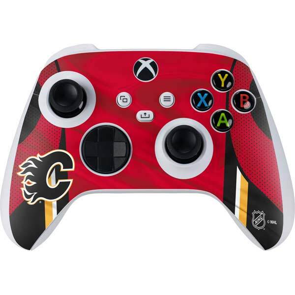 NHL Calgary Flames Xbox Series S Controller Skin - Calgary Flames Home Jersey