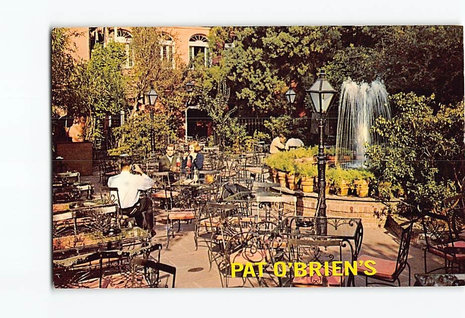 Postcard Pat O'Brien's 718 St Peter Street New Orleans Louisiana USA Vieux Carre