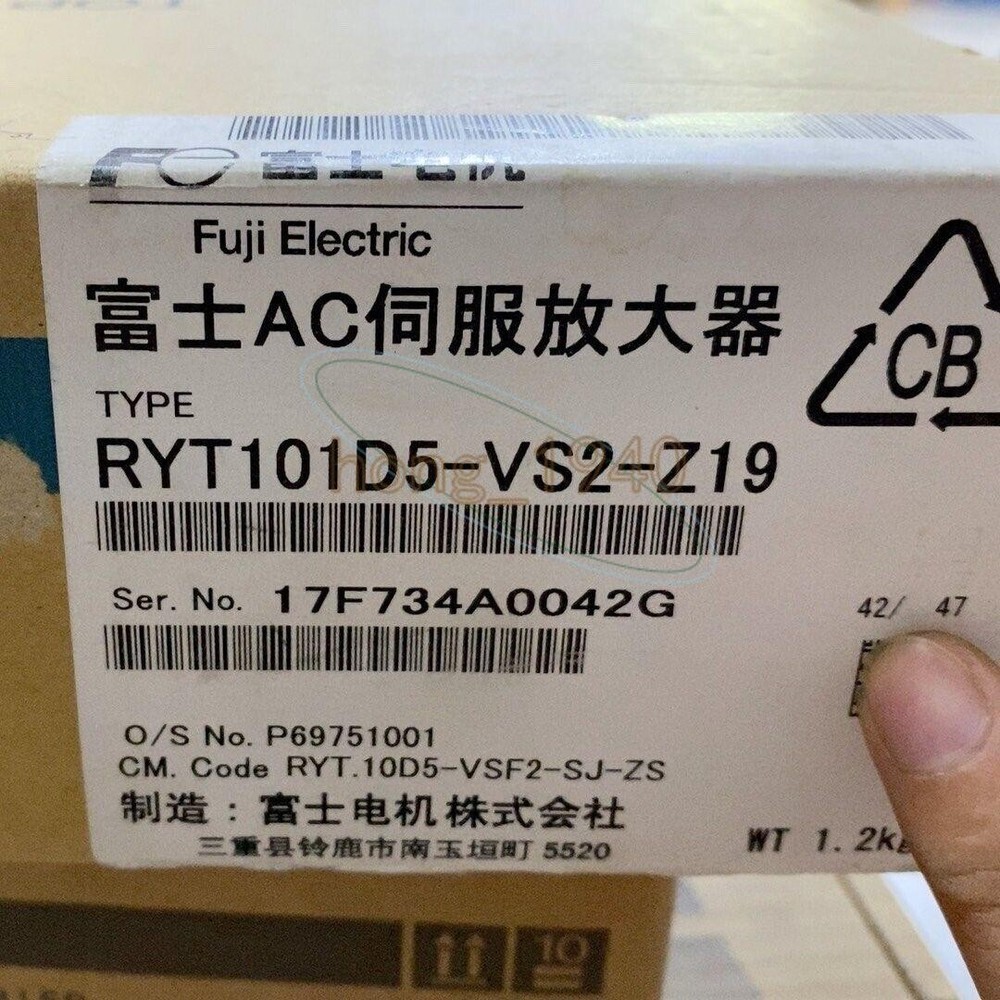 1Pc New Fuji Ryt101D5-Vs2-Z19 Ac Servo Drive
