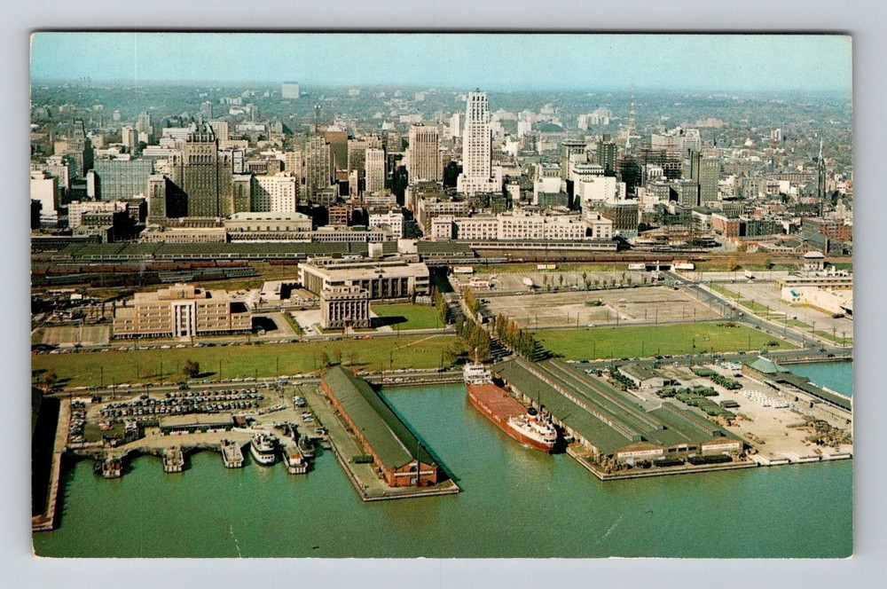 Canada- Toronto Aerial City View Standard Souvenir Postal Card Vintage Postcard