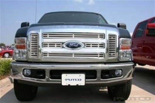2008-10 Ford F250 F350 Putco Liquid Boss 3D Aluminum Grille Insert